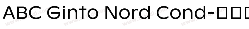 ABC Ginto Nord Cond字体转换